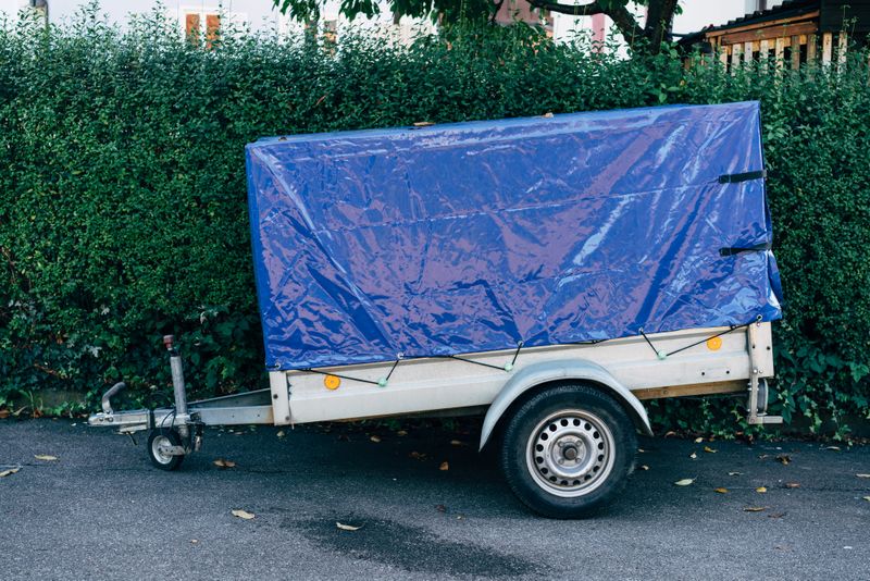 Covered utility trailer product photo